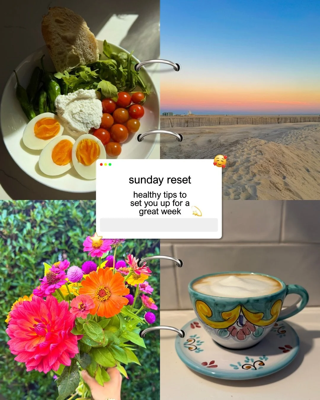 happy sunday🌦️✨🌸

a few healthy habits to focus on today to set yourself up for a great week!
.
.
.
#sundayreset #mealprep #healthyhabits #healthylifestyle #dietitiantips