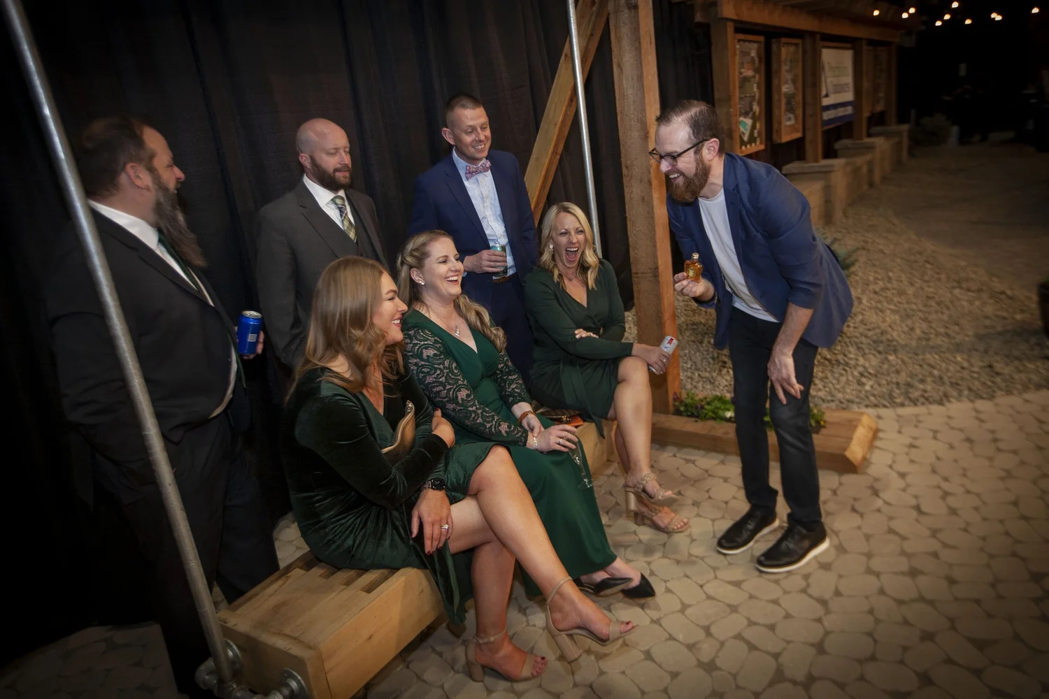 Close-up magic for guests at a private party