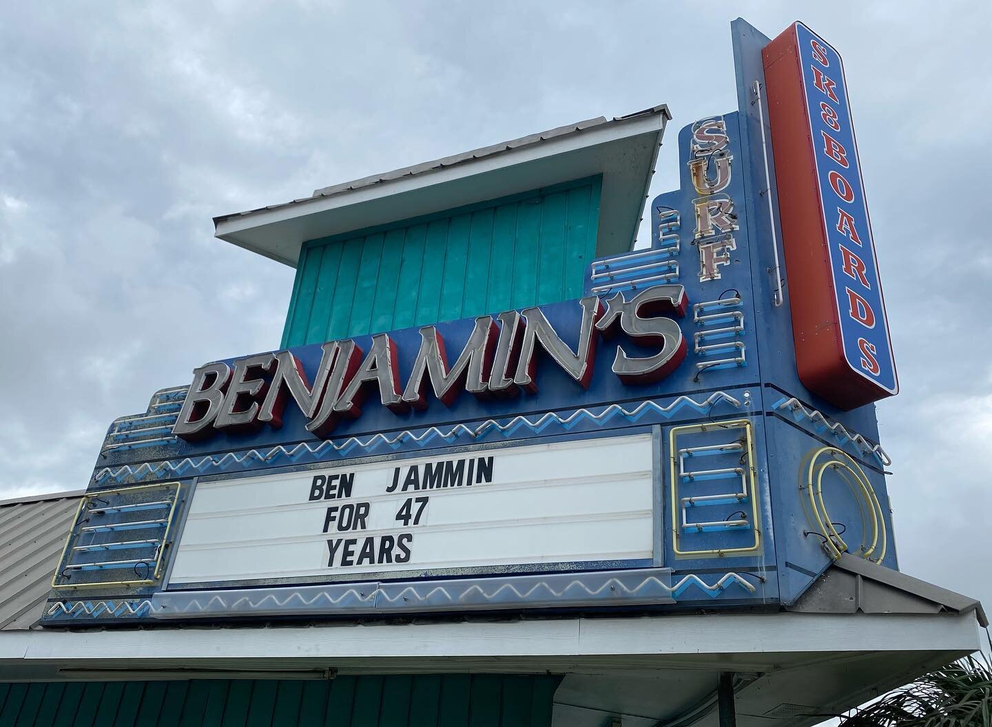 HAPPY SURF SHOP DAY

➡️ swipe to see the shop through the years

Benjamin&rsquo;s started in 1976 by local board shaper, Benjamin Liska in Corpus Christi, Texas. The store originally only sold surf boards, but it wasn&rsquo;t long before Ben branched