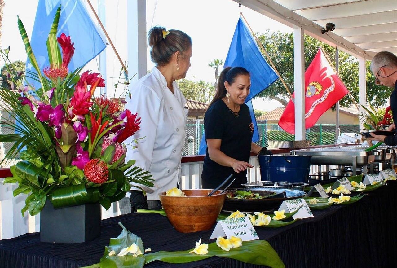 Monique and Leilani serving Aloha one plate at a time at the Navy Yacht Club!!!!🌺

Contact Us for your next catering:
(619)538-7036
leilaniscateringpb@gmail.com
𓆉❀☼

 #pacificbeach #leilaniscafe #catering #hawaiiancafe #leilaniscafepb #lunch  #pbfa