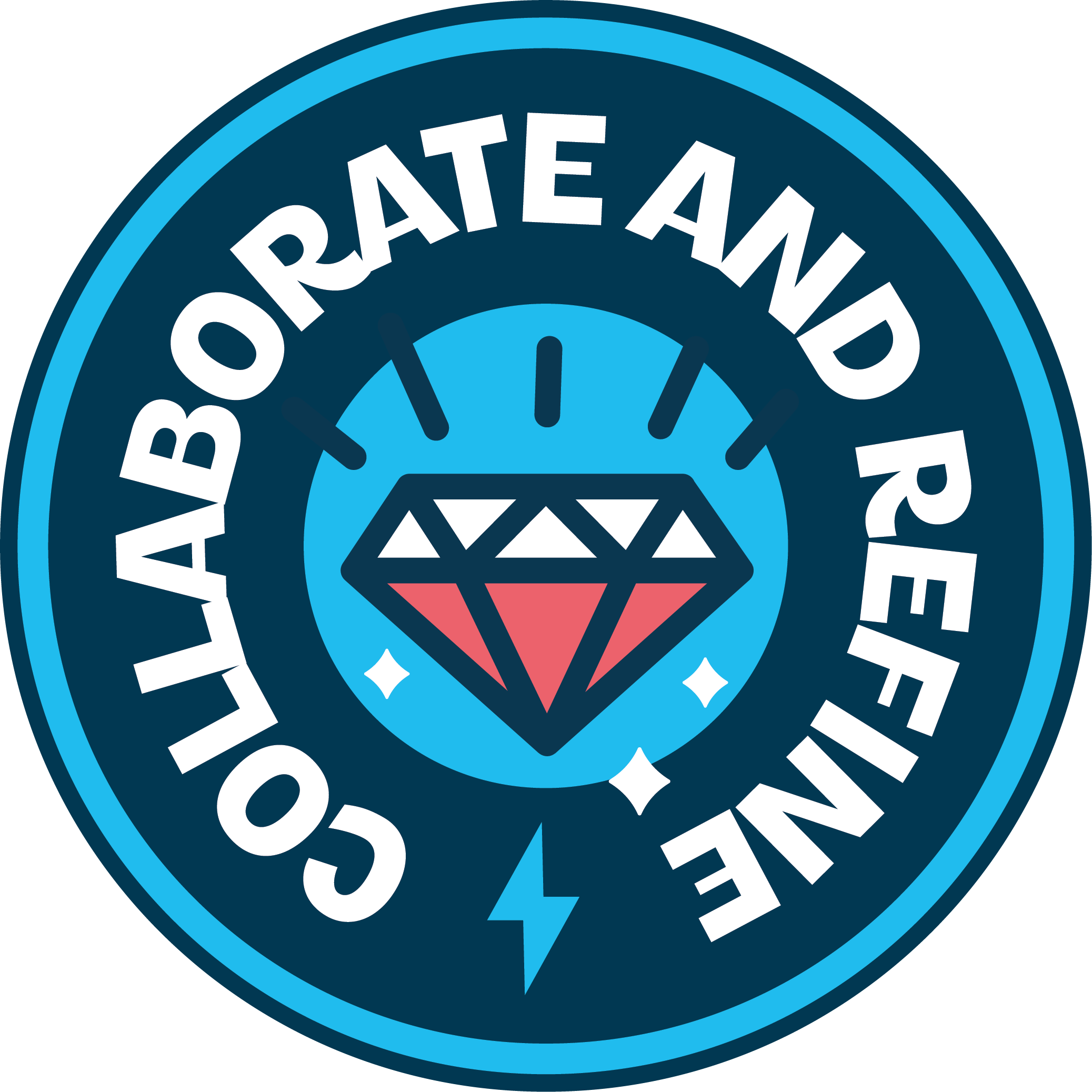 Logo Design Process Icon- Step 3: Collaborate and Refine