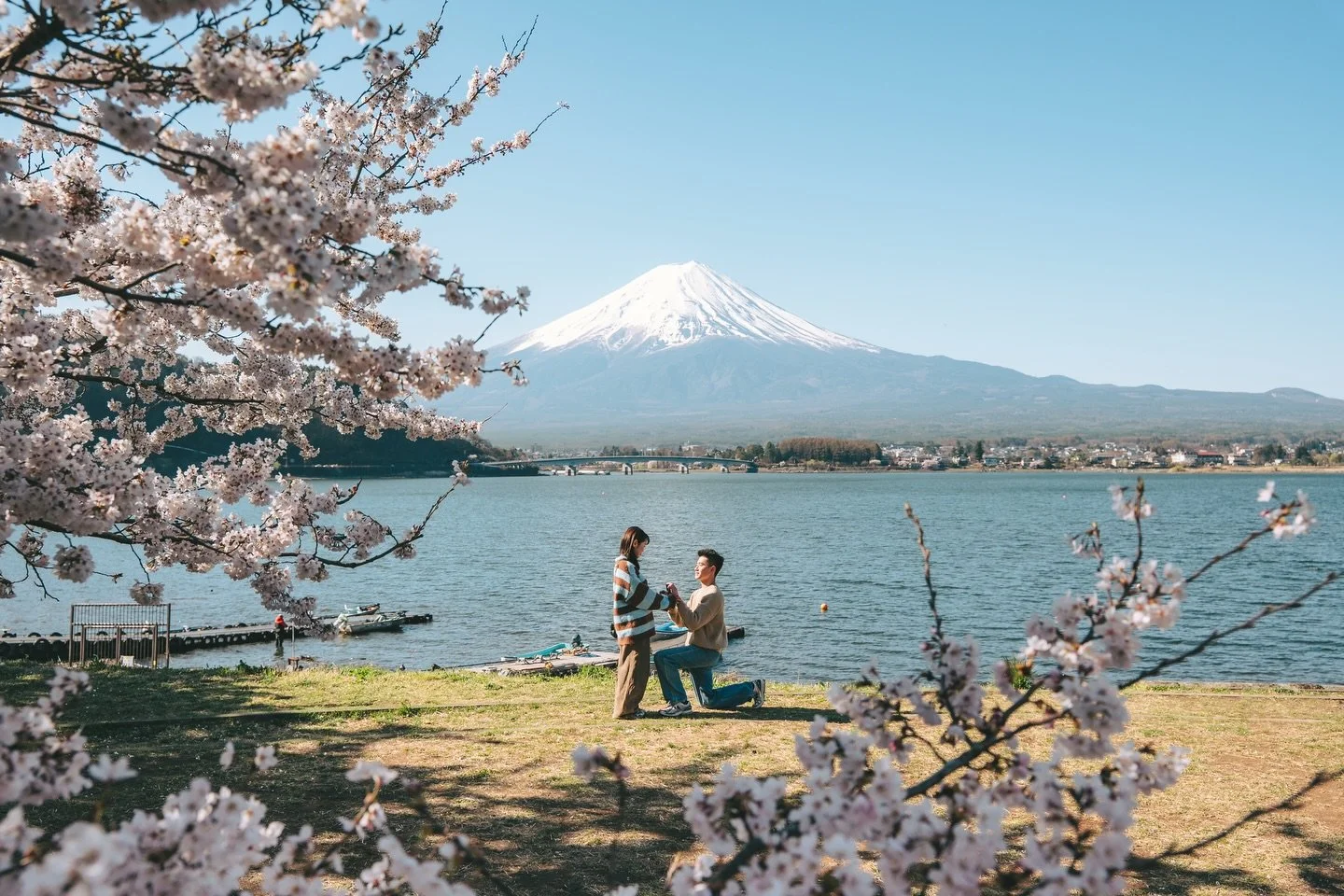Mount Fuji + Cherry Blossoms = The perfect proposal 🌸🗻

#mountfujiphotoshoot #mountfujisurpriseproposal #mountfujiphotographer #mountfujiproposal #kawaguchikophotographer