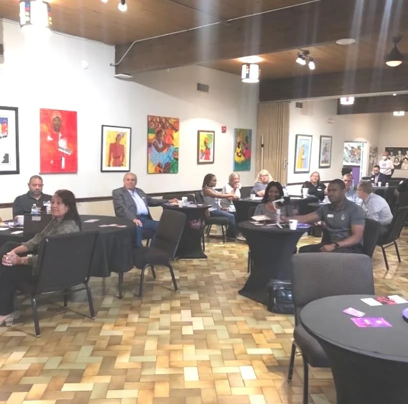 picture of all attendees at the north channel chamber meeting 