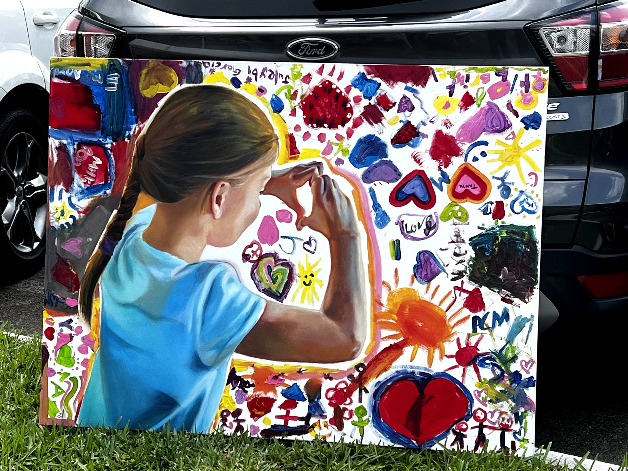 Finished community painting 