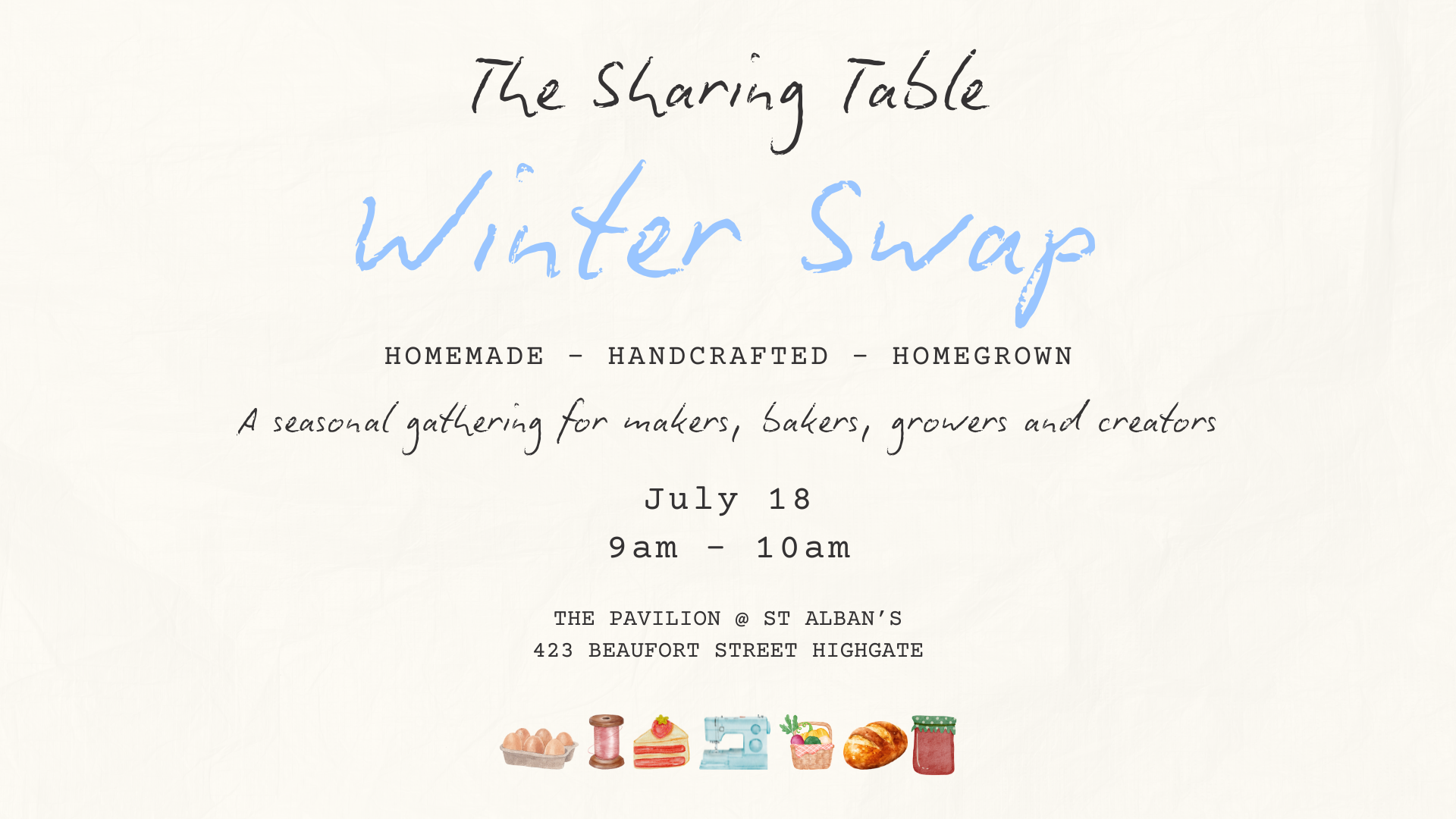 The Sharing Table: Winter Swap