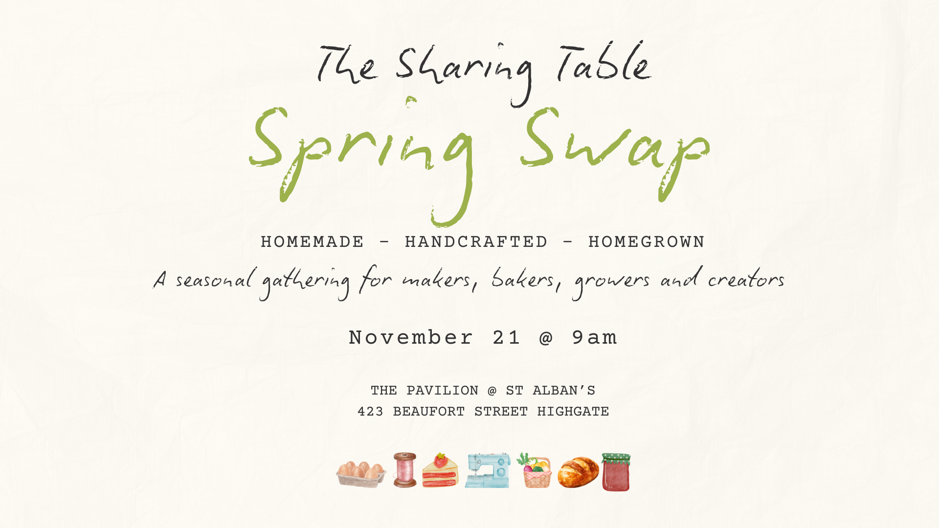 The Sharing Table: Spring Swap
