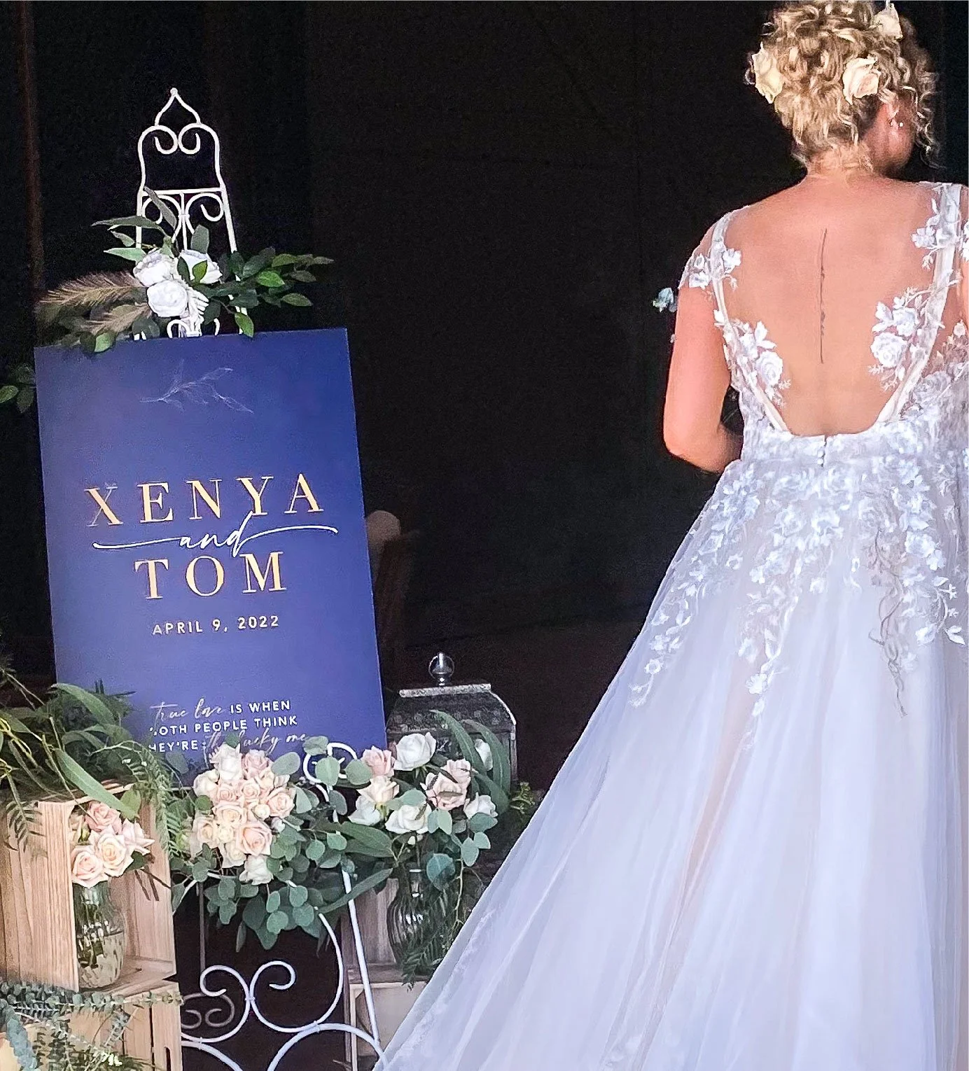 Forever Tall White Easel - Action.jpg