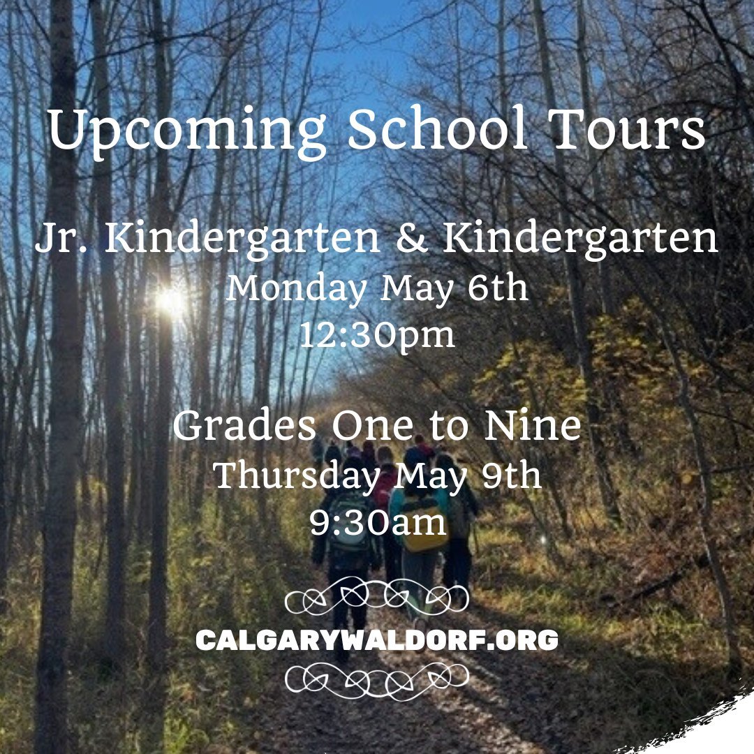 At Calgary Waldorf, children enjoy an unhurried childhood. 
To discover more, join us on an upcoming School Tour.