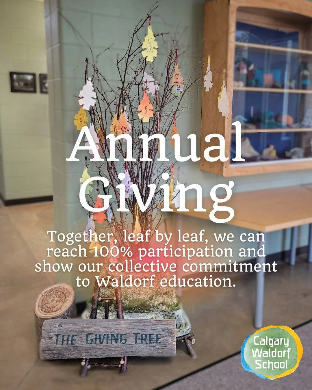 Funds raised through Annual Giving help to provide exceptional experiences for our children, and to support areas such as teacher training and accessible tuition assistance.

Your support of Waldorf education and the Calgary Waldorf School is greatly