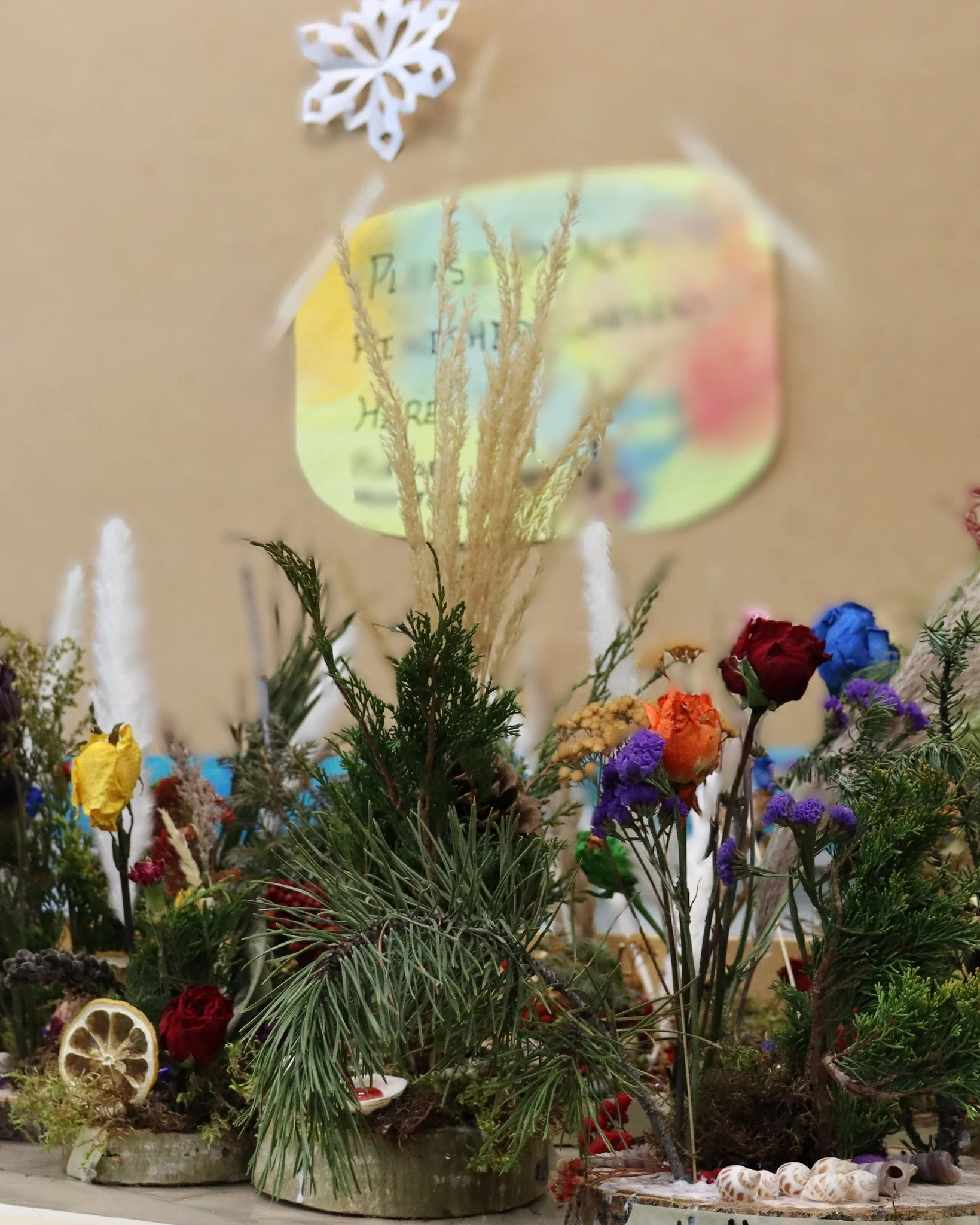 The Faire is coming! The Faire is coming!

Evergreen boughs scent the air,
A festive glow is everywhere.
With magic cookies to delight,
And treasures shining ever bright.
A simple charm, a gentle time,
The Waldorf Faire, for all to share.

We are sti