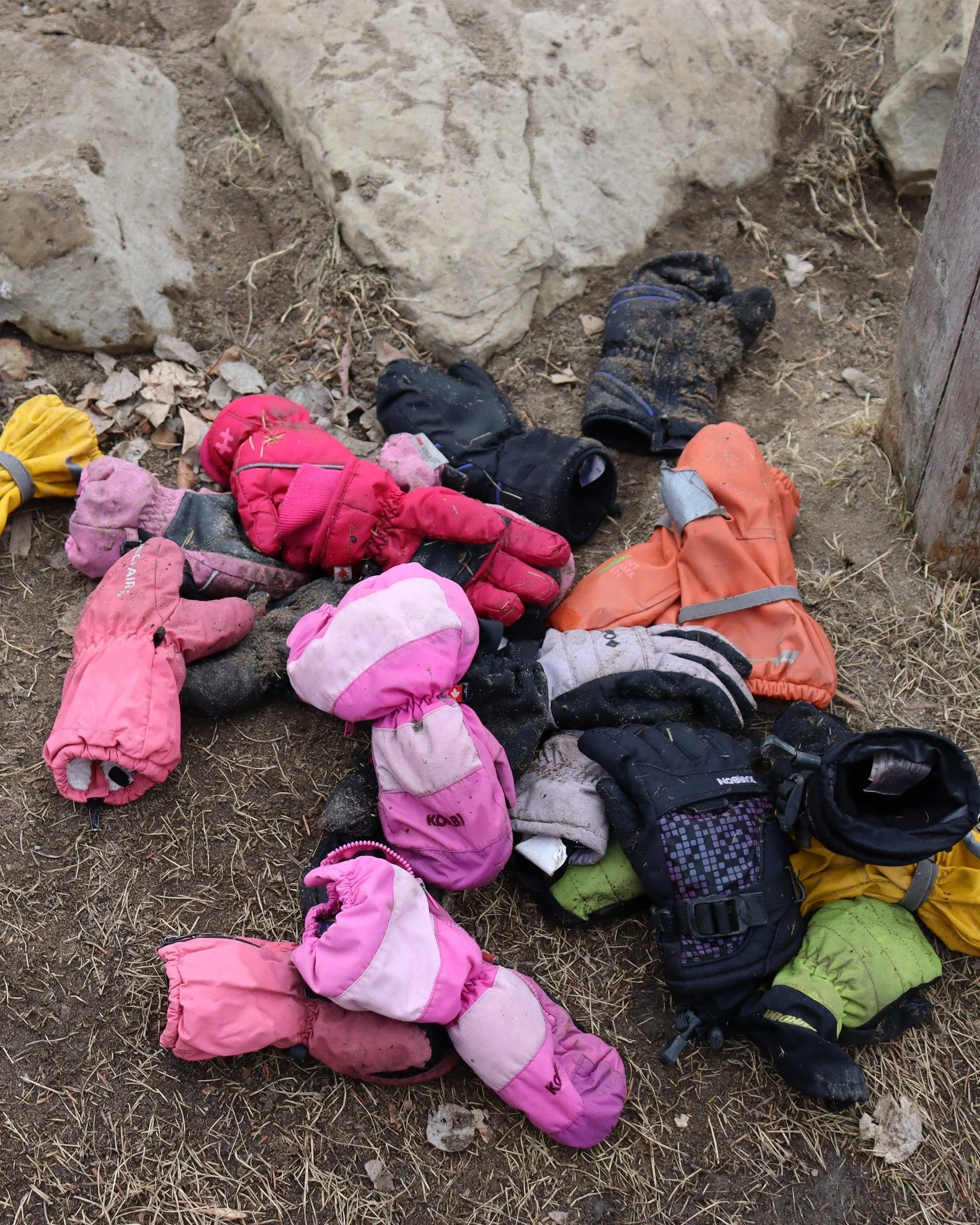 The ultimate hallmark of a good, messy outdoor adventure!