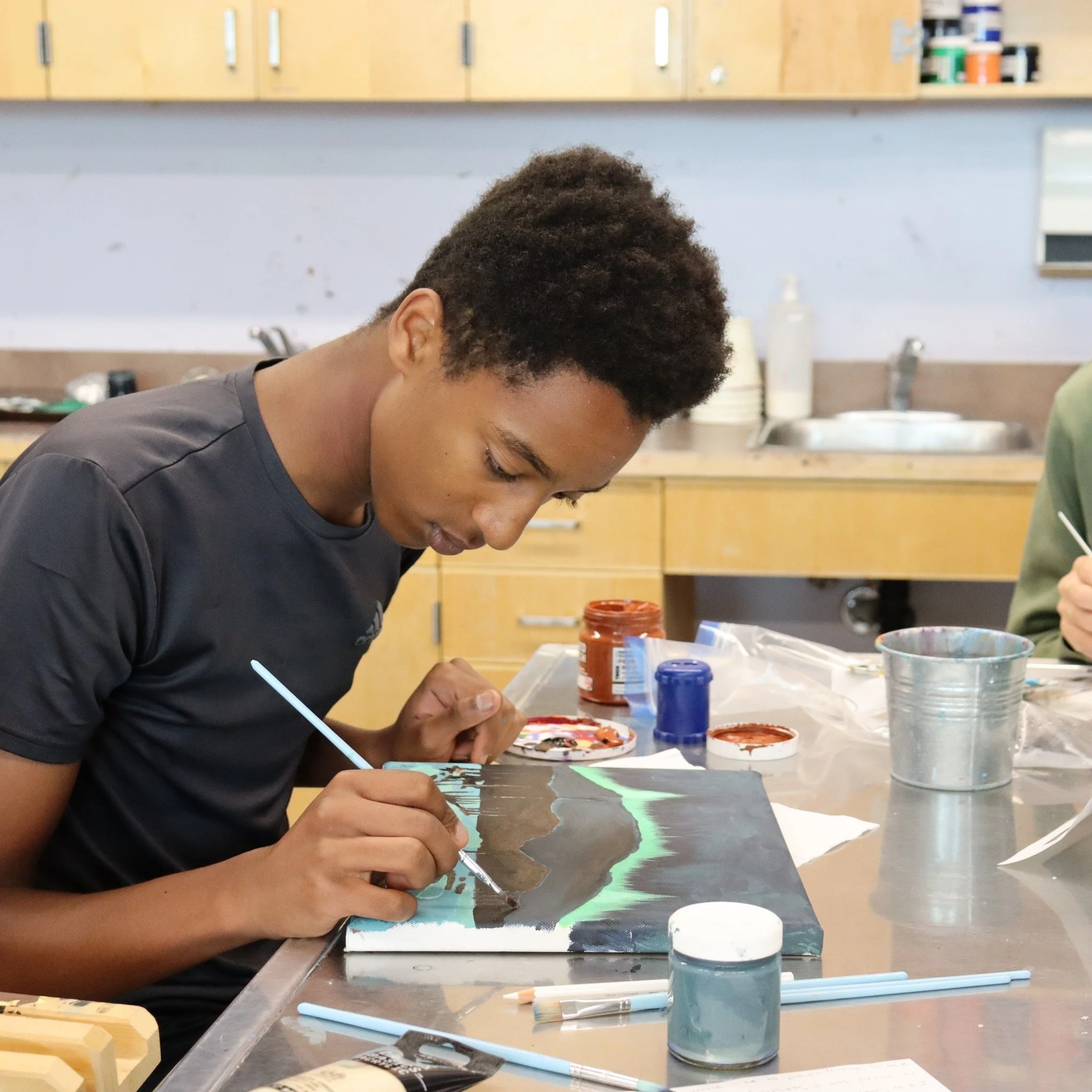 Our Class 9 students have brought art history to life by creating incredible masterpiece reproductions of modern art on canvas. Through a demanding two-week process of colour-matching, layering, and perseverance, they immersed themselves daily in the