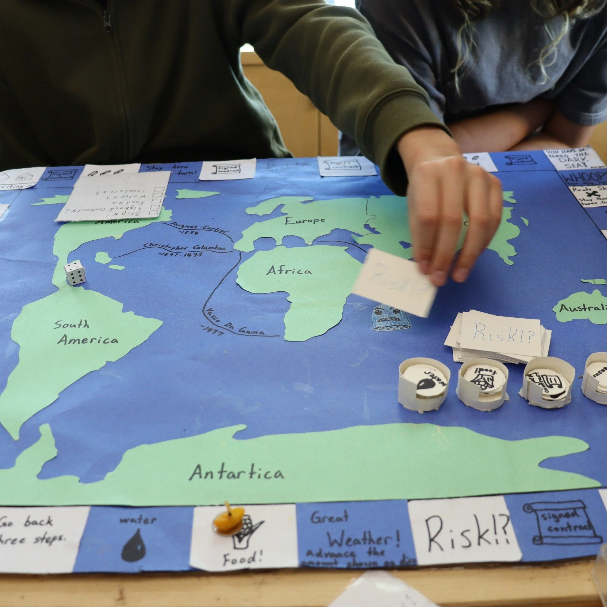 Our Class 7 students teamed up to research notable explorers and turn their real-life adventures into action-packed board games.