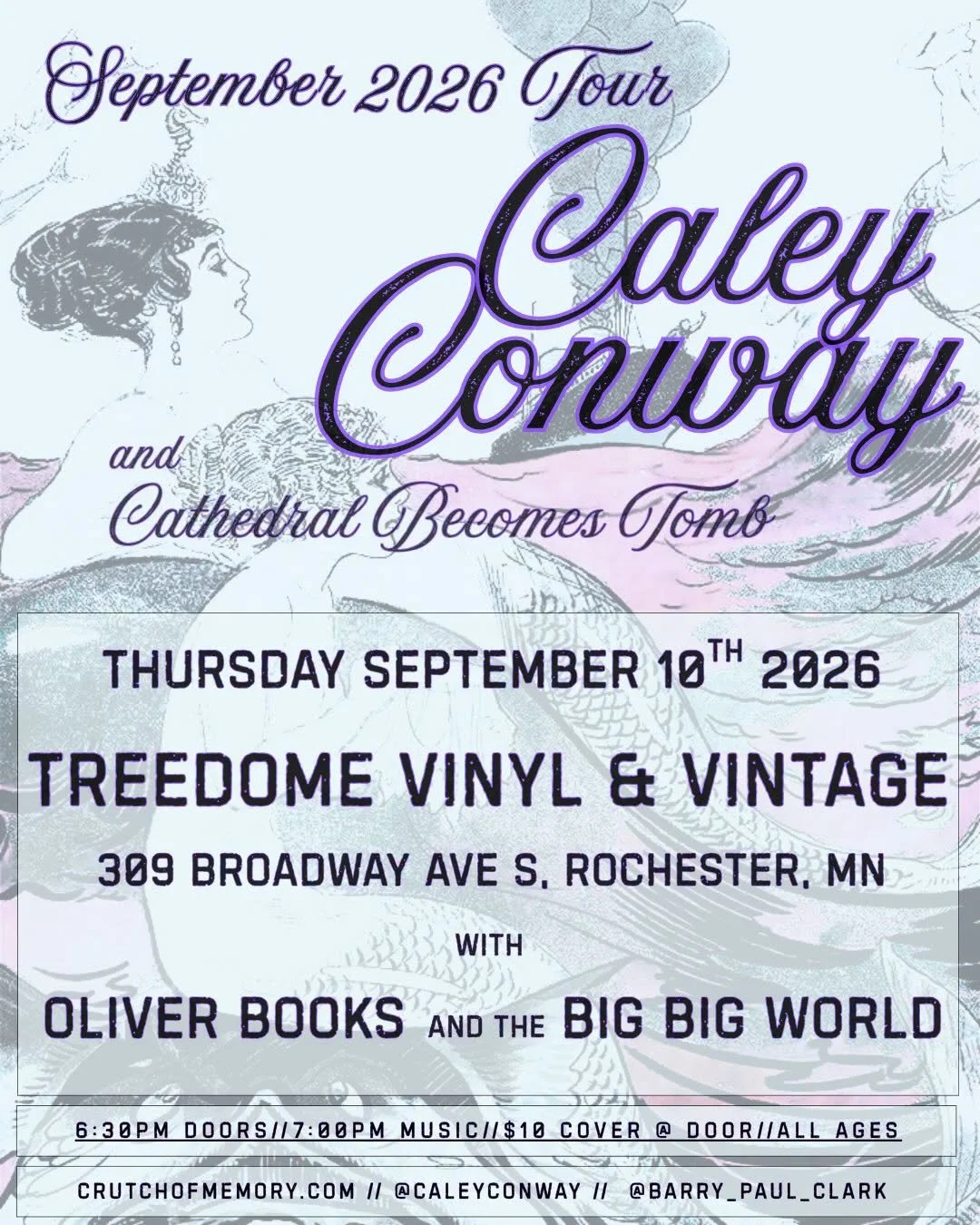 Caley Conway, Cathedral Becomes Tomb, Oliver Books 