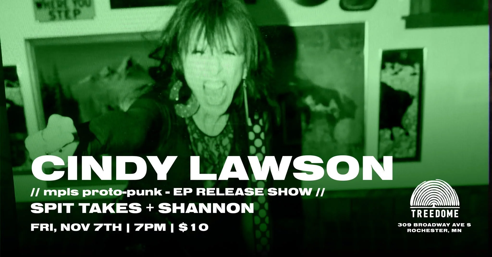 Cindy Lawson + Spit Takes + Shannon