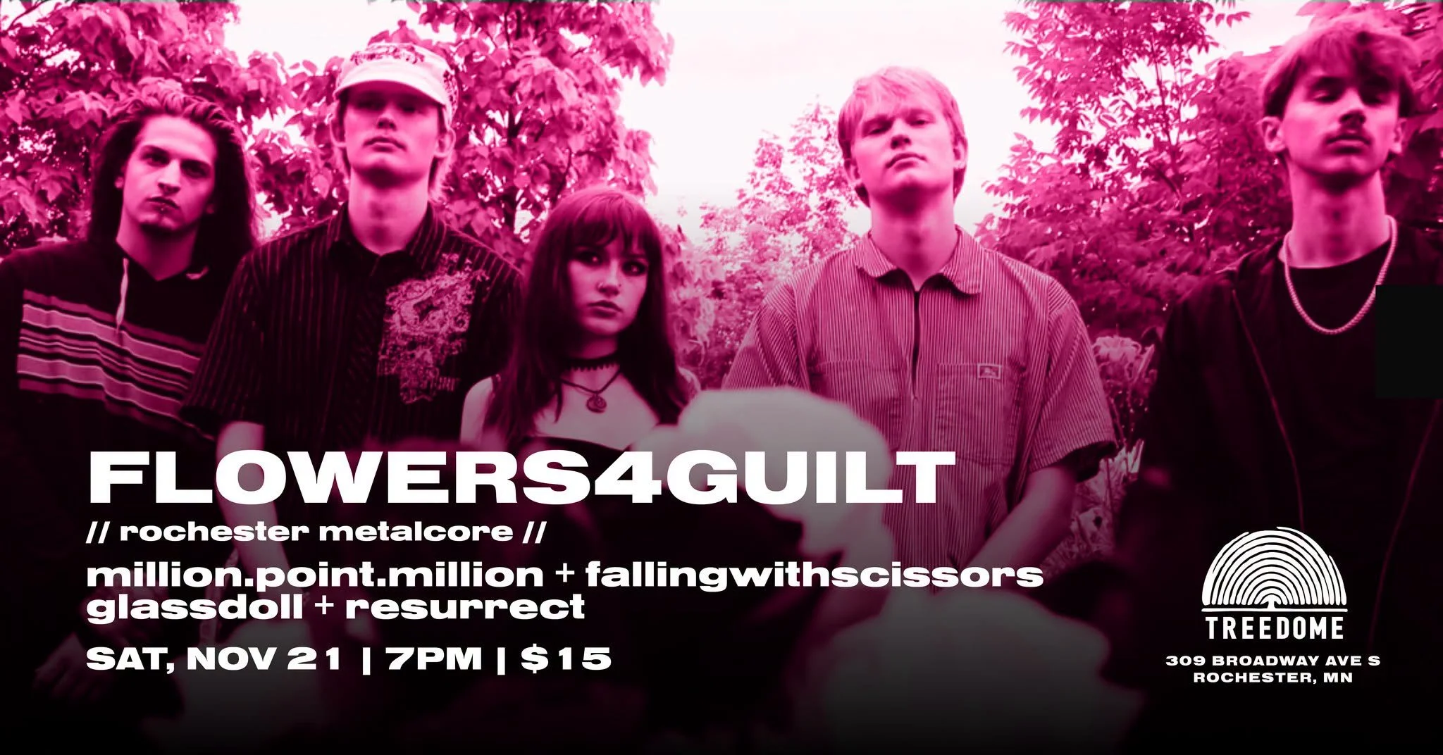 FLOWERS4GUILT + million.point.million + fallingwithscissors + glassdoll + Resurrect