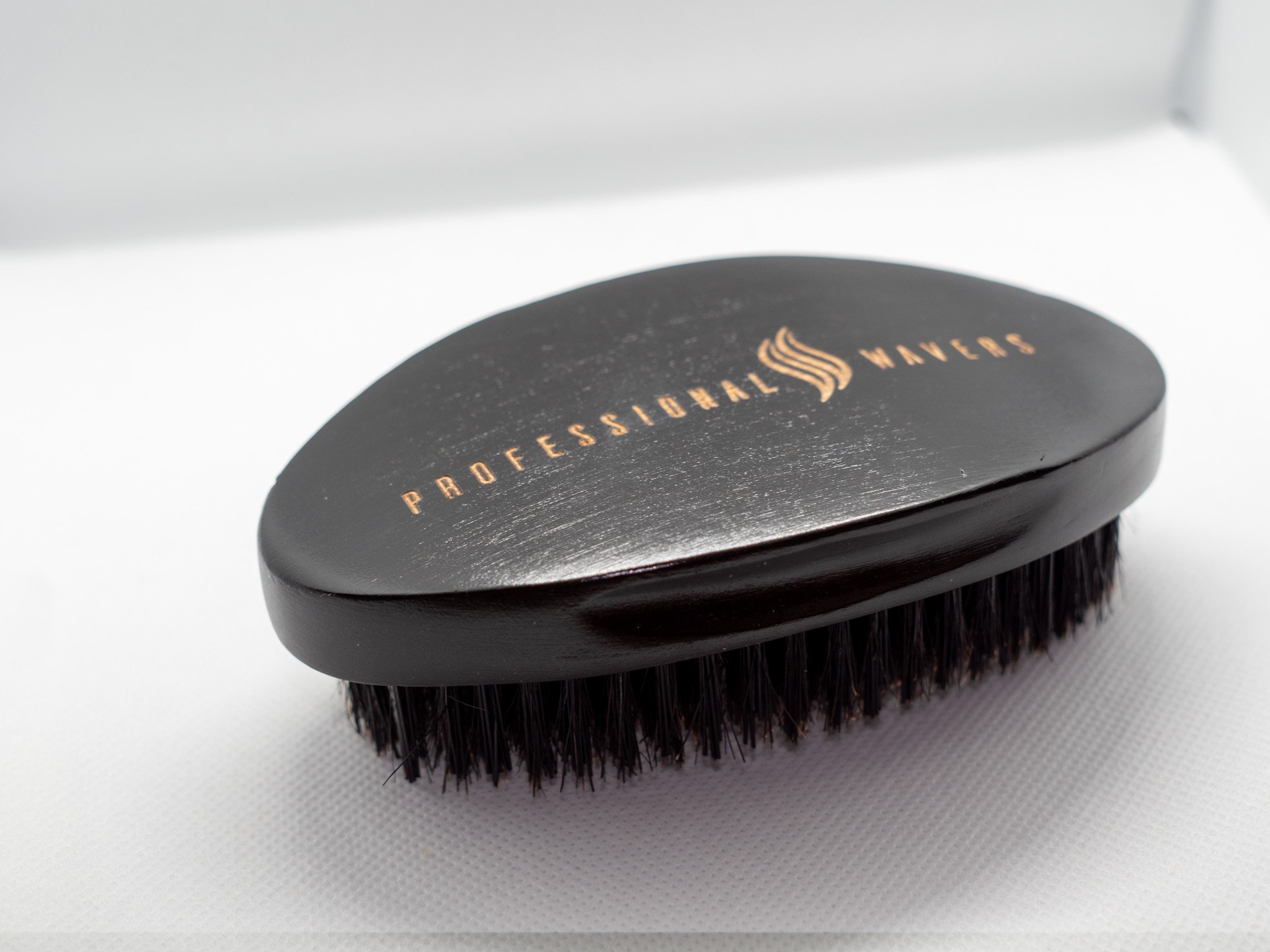 Nubian Black Hard Bristle Brush