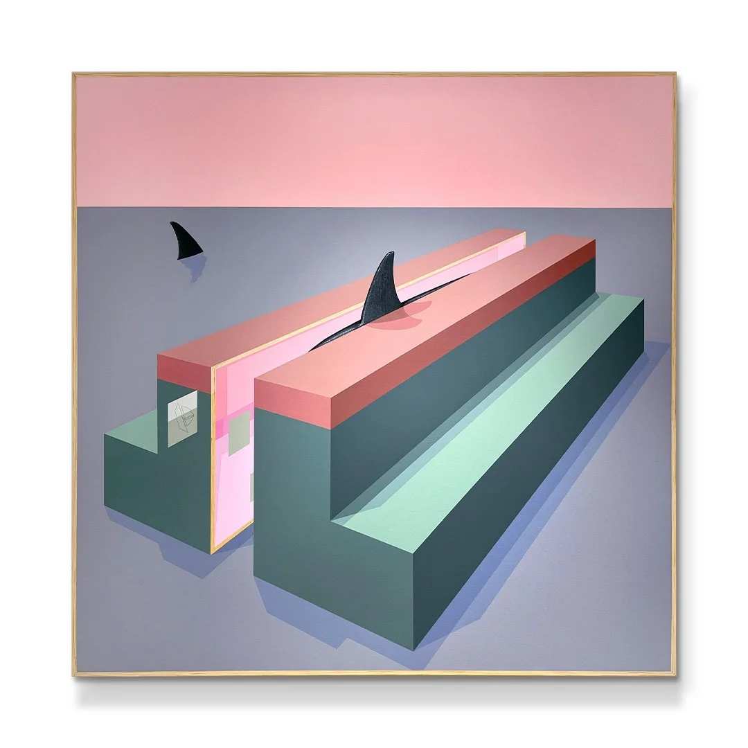 Kingmaker 2
Acrylic on canvas 
153cm x 153cm 
2022
