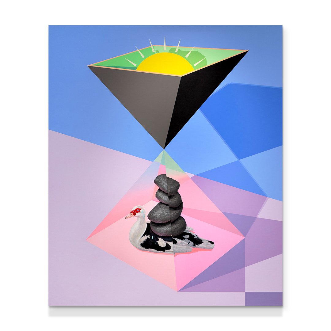 Terlindung Sinar
Acrylic on canvas
183cm x 152.5cm
2023