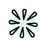 A light blue clock face with black hands showing 6:00