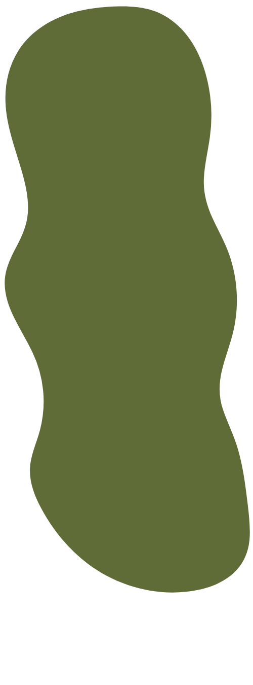 Green silhouette of a cucumber.