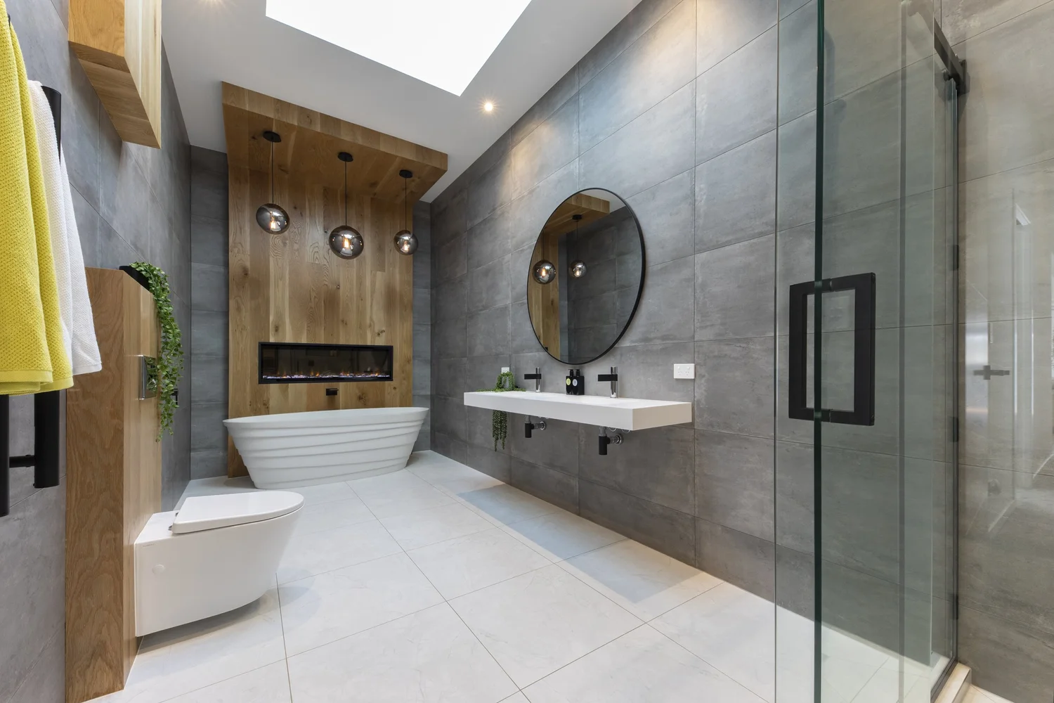 Completed villa renovation exterior