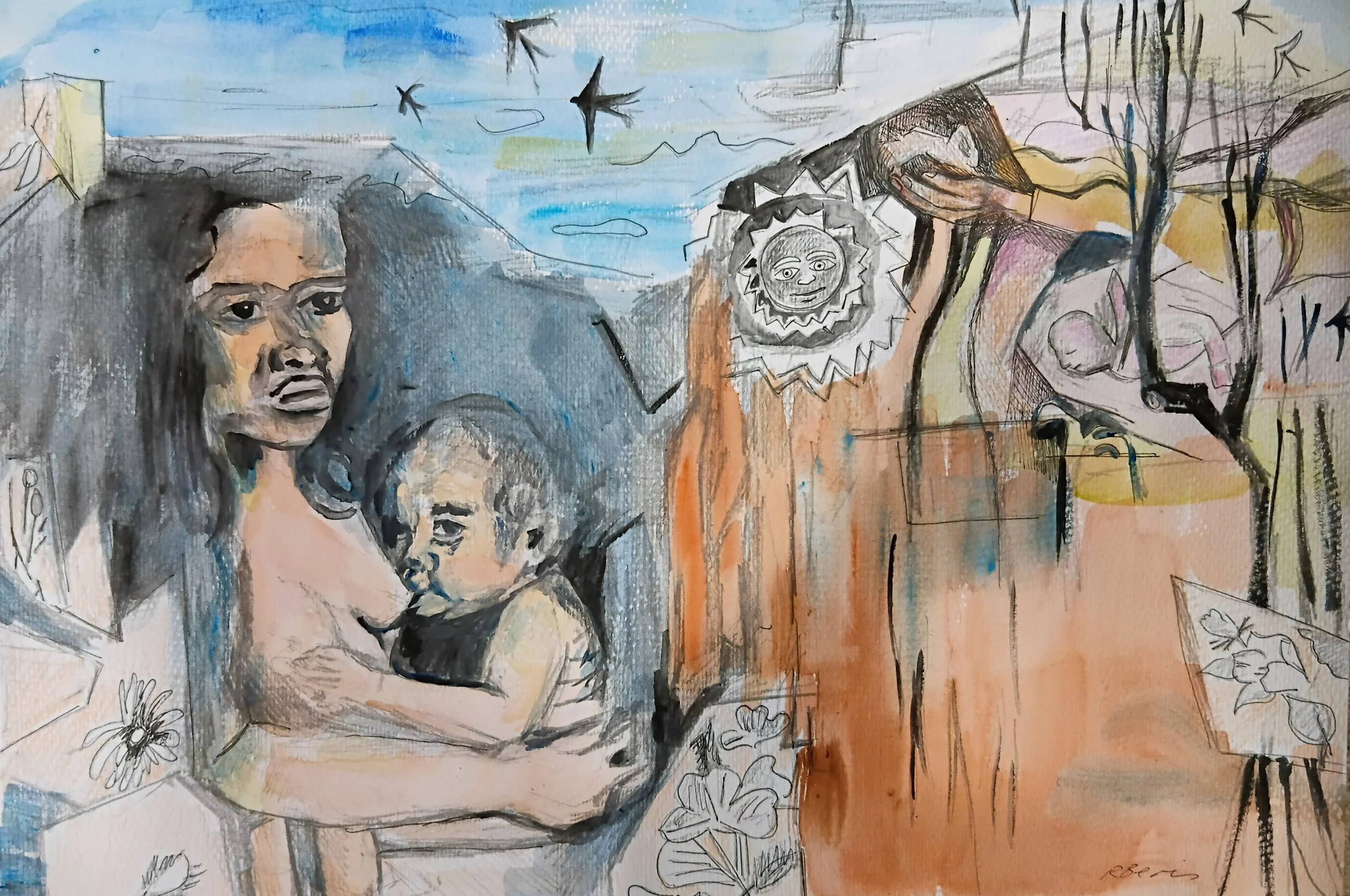 mother and child with destruction.JPG