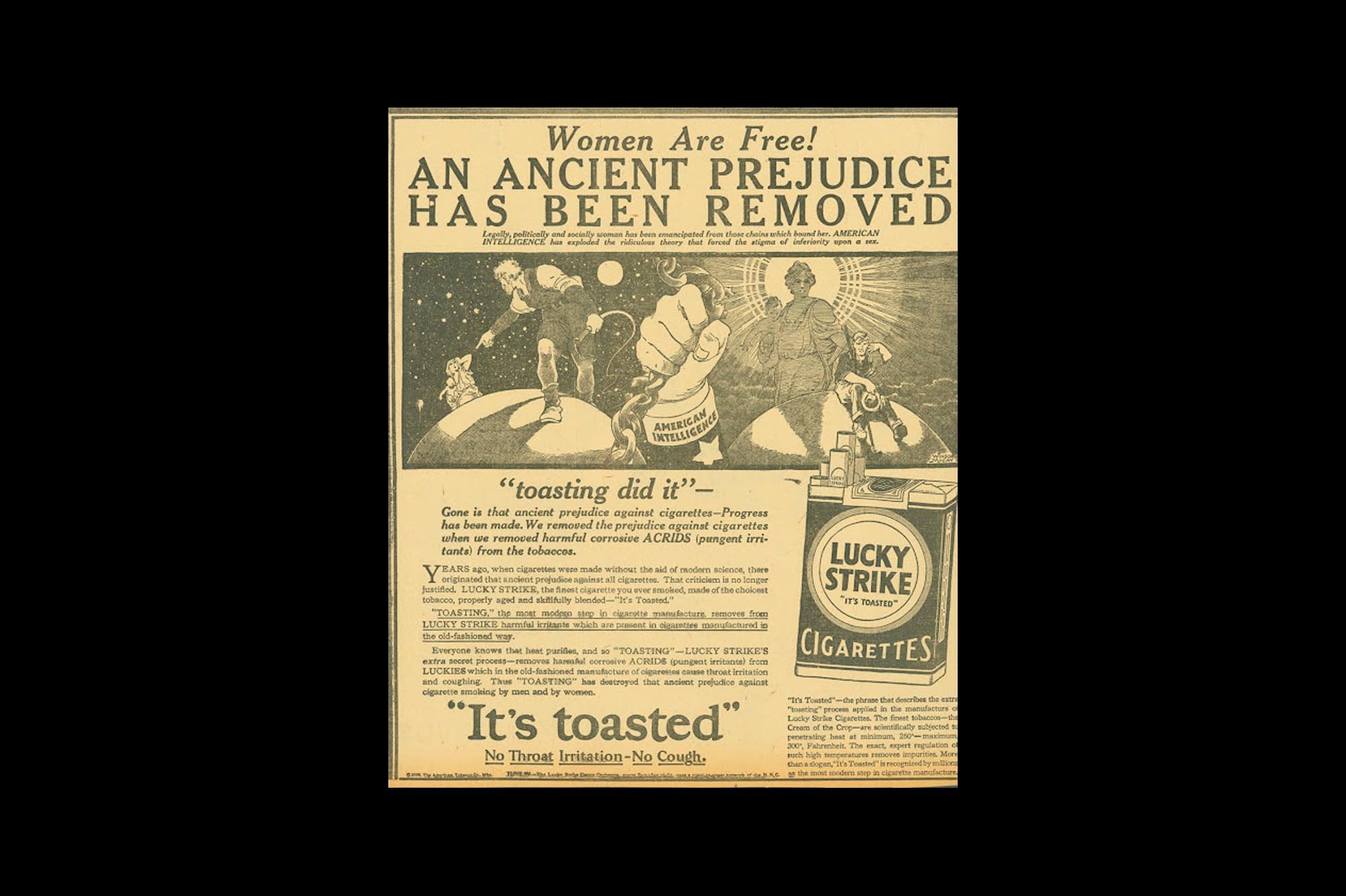  1929 Lucky Strike Ad 