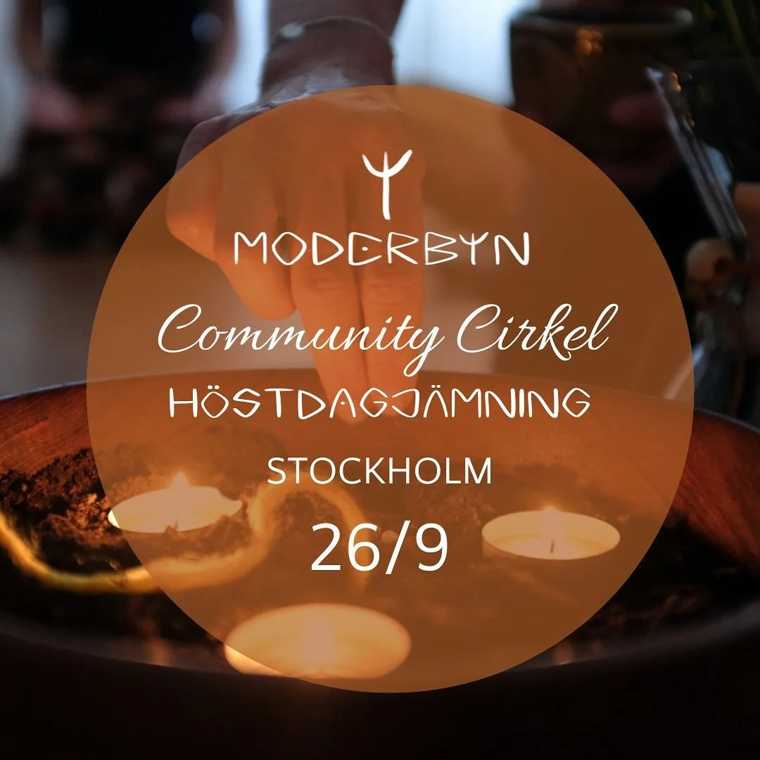 🧶MODERBYN Community Cirkel

Stockholm 
Fredag den 26/9
p&aring;&nbsp;@mamitasthlm
kl 17.30-19.30 + fredagsmys med kv&auml;llsfika 19.30-20.30 (valfritt)

🍎&nbsp;H&ouml;stdagj&auml;mning &auml;r den kosmiska mittpunkten mellan sommarsolst&aring;ndet