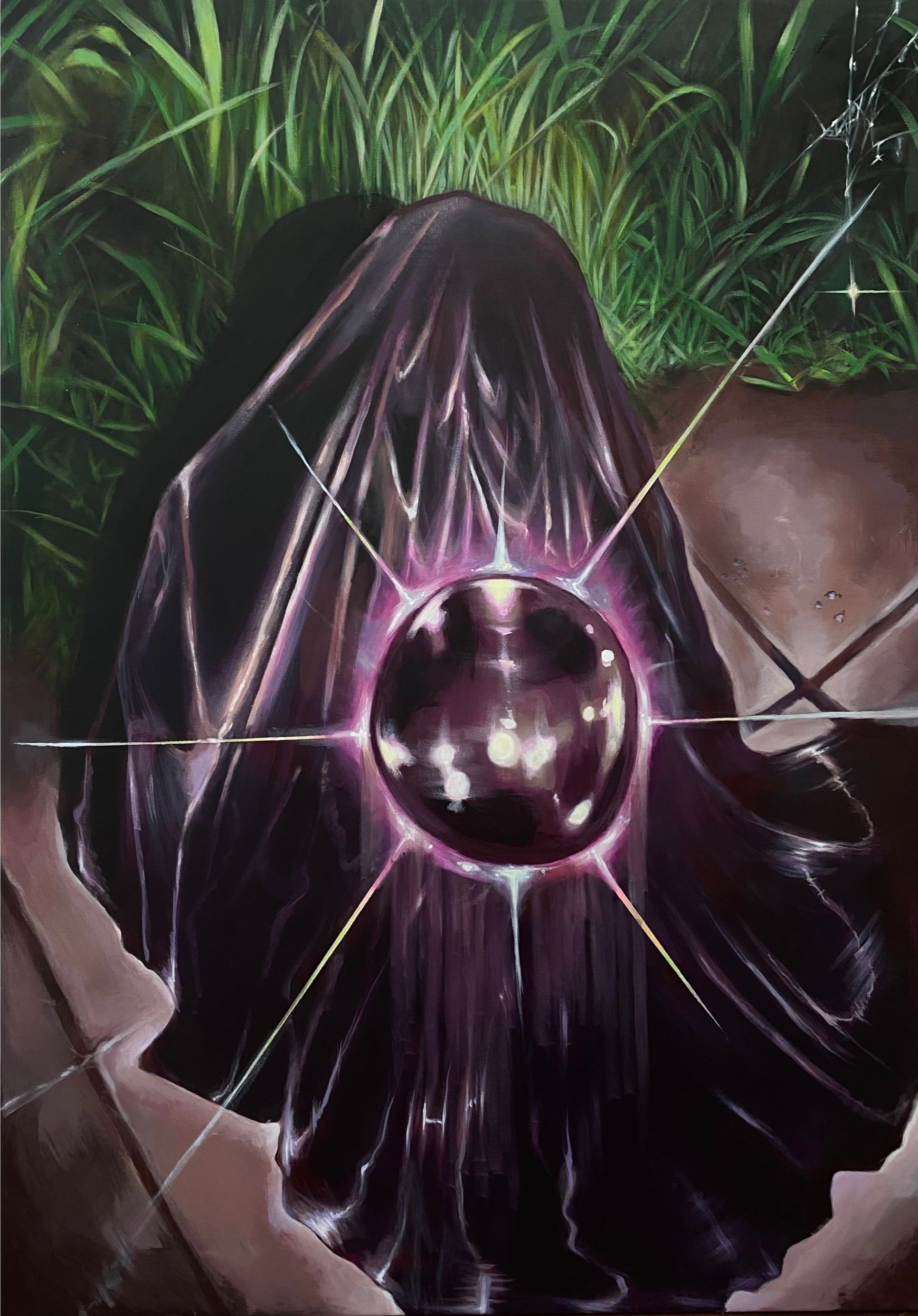 I just purchased the soul of a Lithuanian man from Temu, 120 x 86 cm, acrylic on canvas