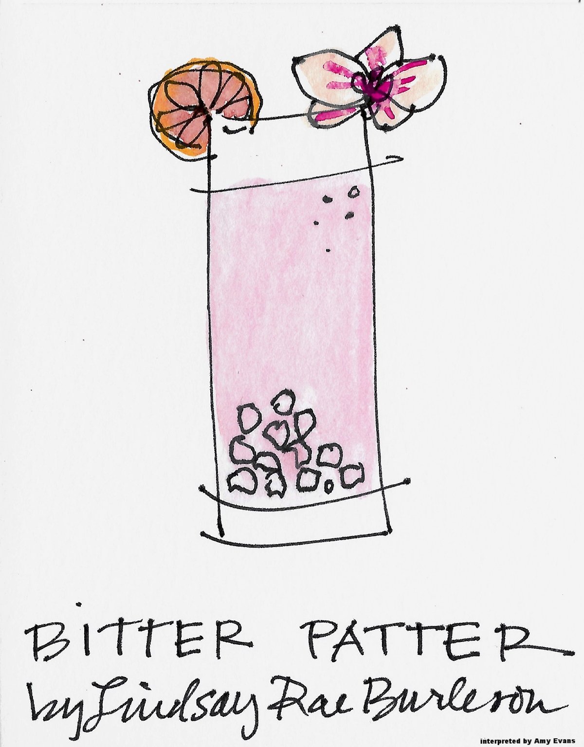 BITTER PATTER drawing by Amy C Evans.jpg