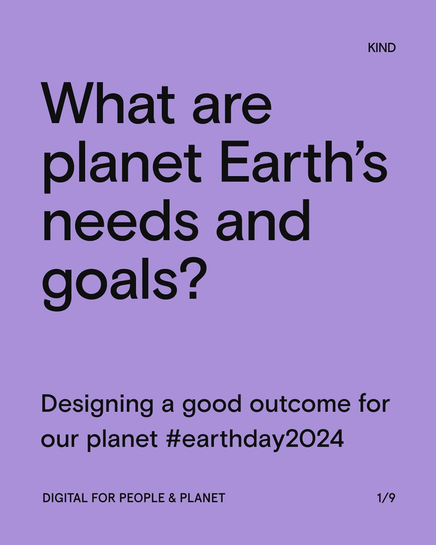 Let&rsquo;s celebrate Earth Day by imagining Earth as a stakeholder in a UX design project. What needs and goals might Earth have, and how could we meet them?

#Earthday2024 #EarthDay #sustainableUX #SustainableDesign #CarbonReduction #ClimateChange 