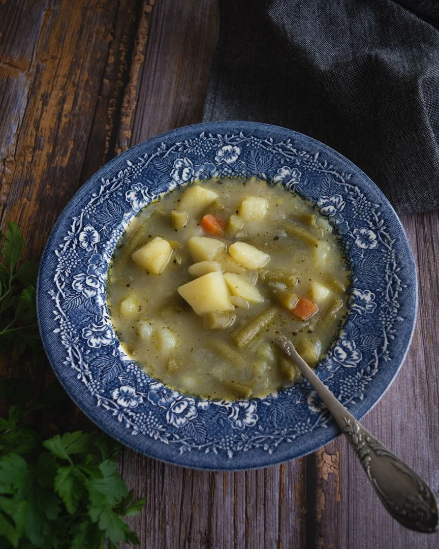 Creamy Green Bean and Potato Soup