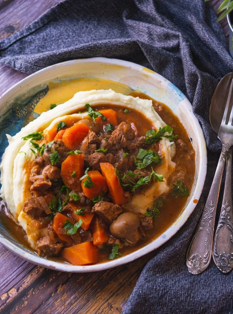 Vegetable stew - Bourguignon style
