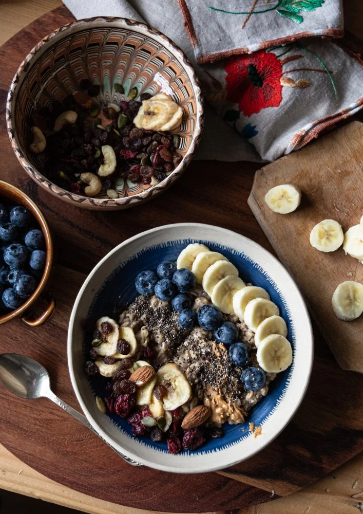 Delicious oatmeal breakfast
