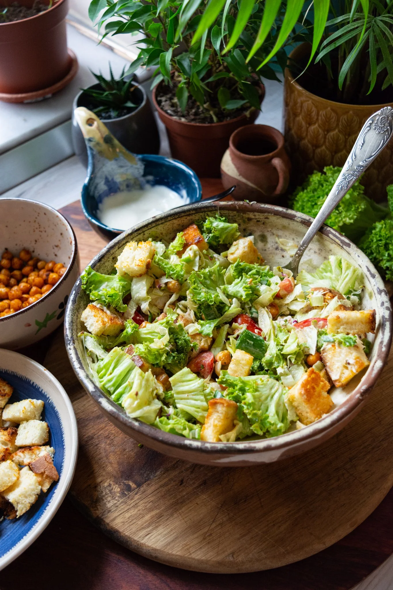 Salată Caesar plant-based