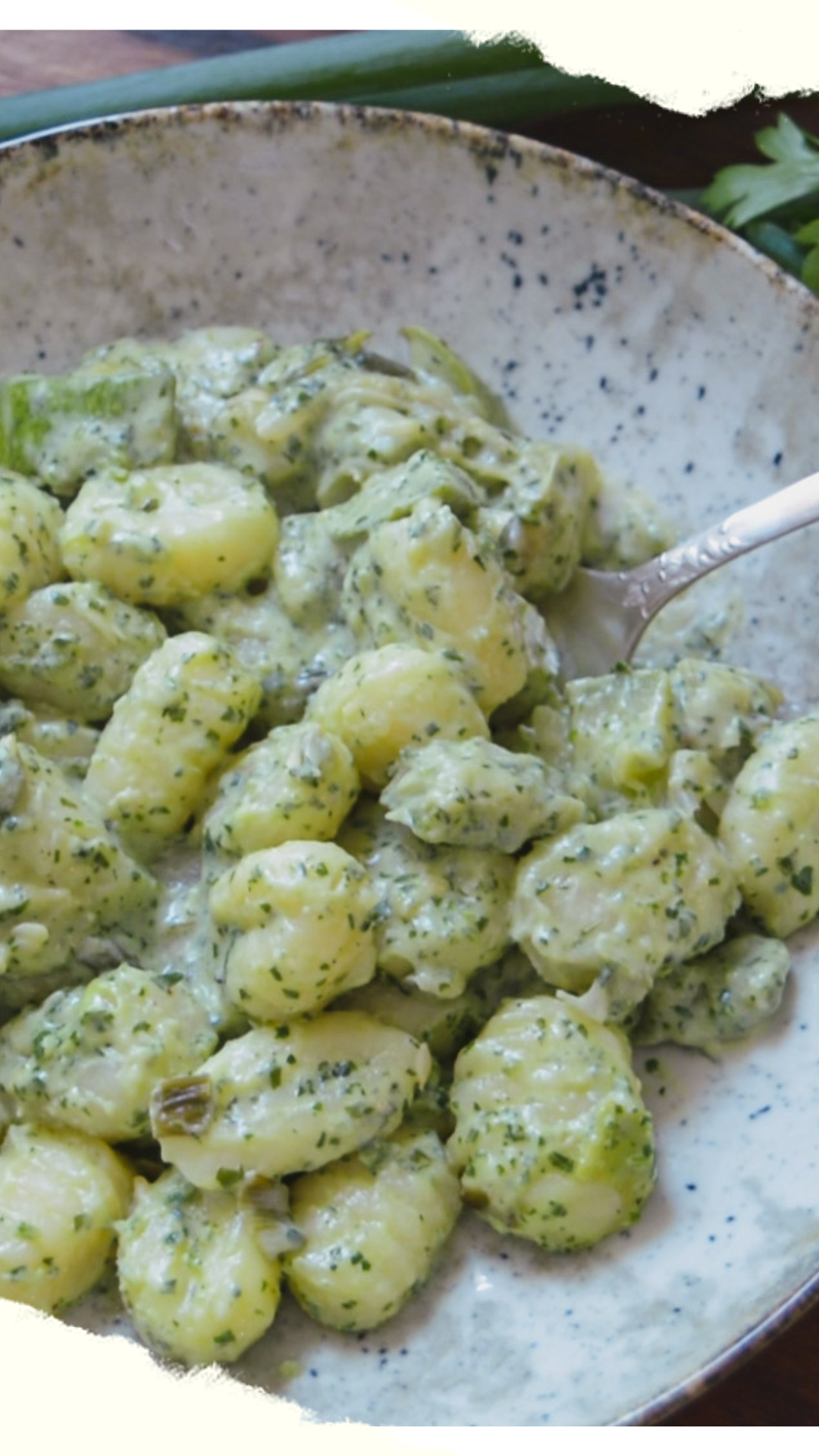 Gnocchi cu dovlecel și pesto de casă