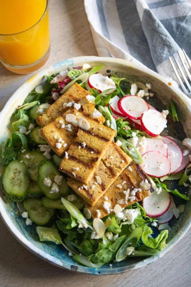 Salată cu Tofu pe gril