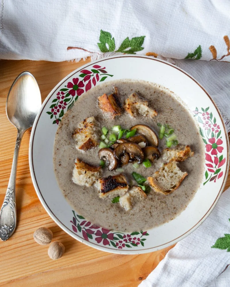 Supă Cremă de Ciuperci