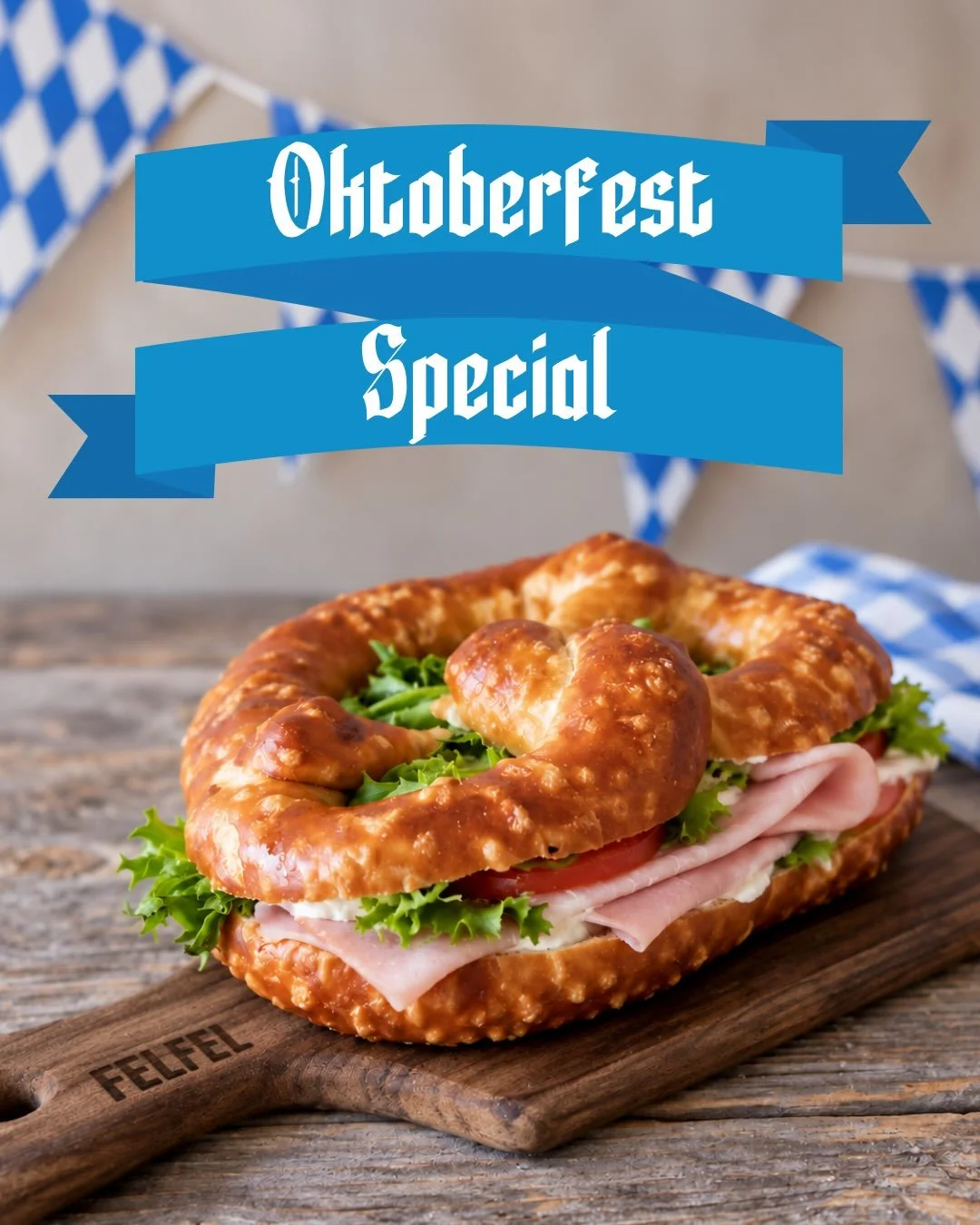 O&rsquo;zapft is at FELFEL! 🥨🍺 Oktoberfest officially kicks off, and FELFEL is bringing the Wiesn party straight to your workplace! Swipe to discover the festive specials waiting for you this week. ➡️✨ Grab your Bavarian favorites and let&rsquo;s g