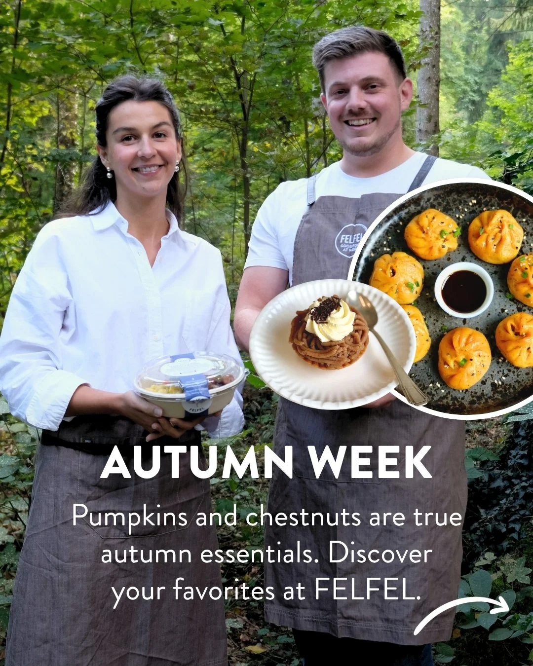 Summer person? Let FELFEL convince you otherwise with this week's unbelievable autum specials! 🍂🥬 FELFEL's Herbstwoche surprises you with Sp&auml;tzli, chestnuts, red cabbage, tons of pumpkin goodness and on top of it: sweet Vermicelles! 🌰🎃 ..and