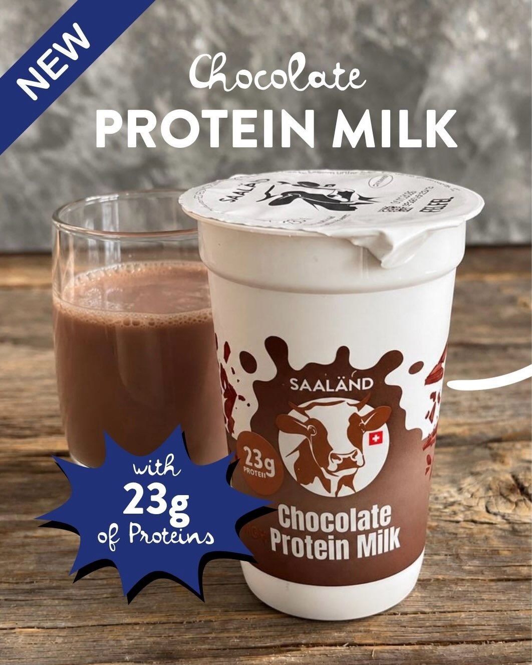 New drop in the FELFEL 🚀 Meet your new post-workout (and post-meeting) essential: Chocolate Protein Milk is officially here! 🍫⚡️ Packed with 23g of protein to keep you fueled &amp; focused! 

🏋️&zwj;♀️🤸&zwj;♂️🚴👩&zwj;💻👨&zwj;💼💻

🇨🇭🥛🐄

🍓?