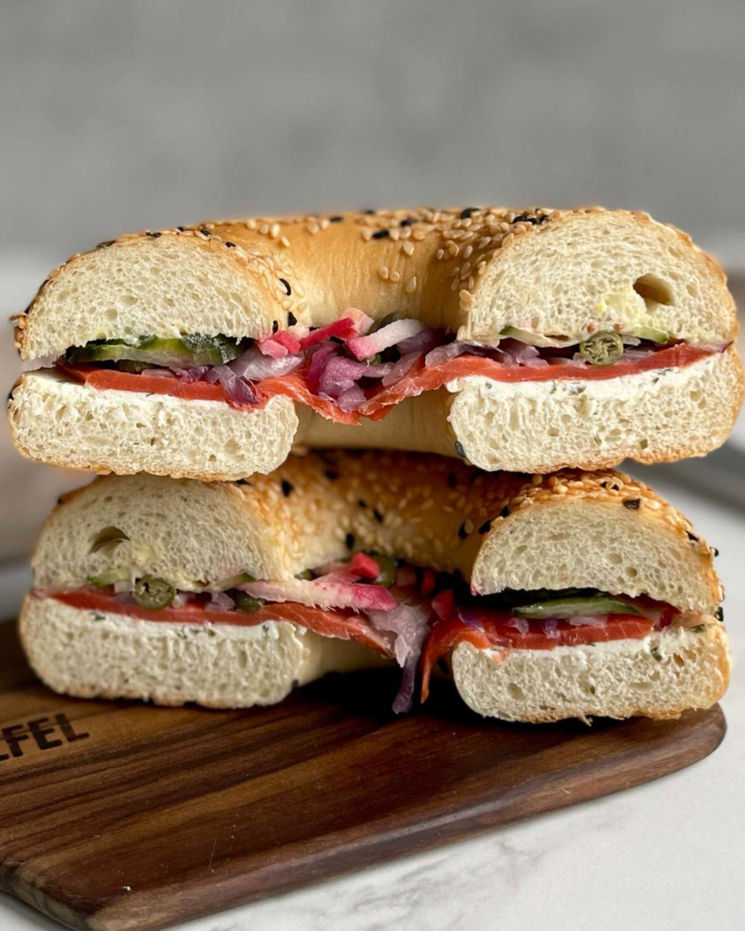 Smoked Salmon Bagel