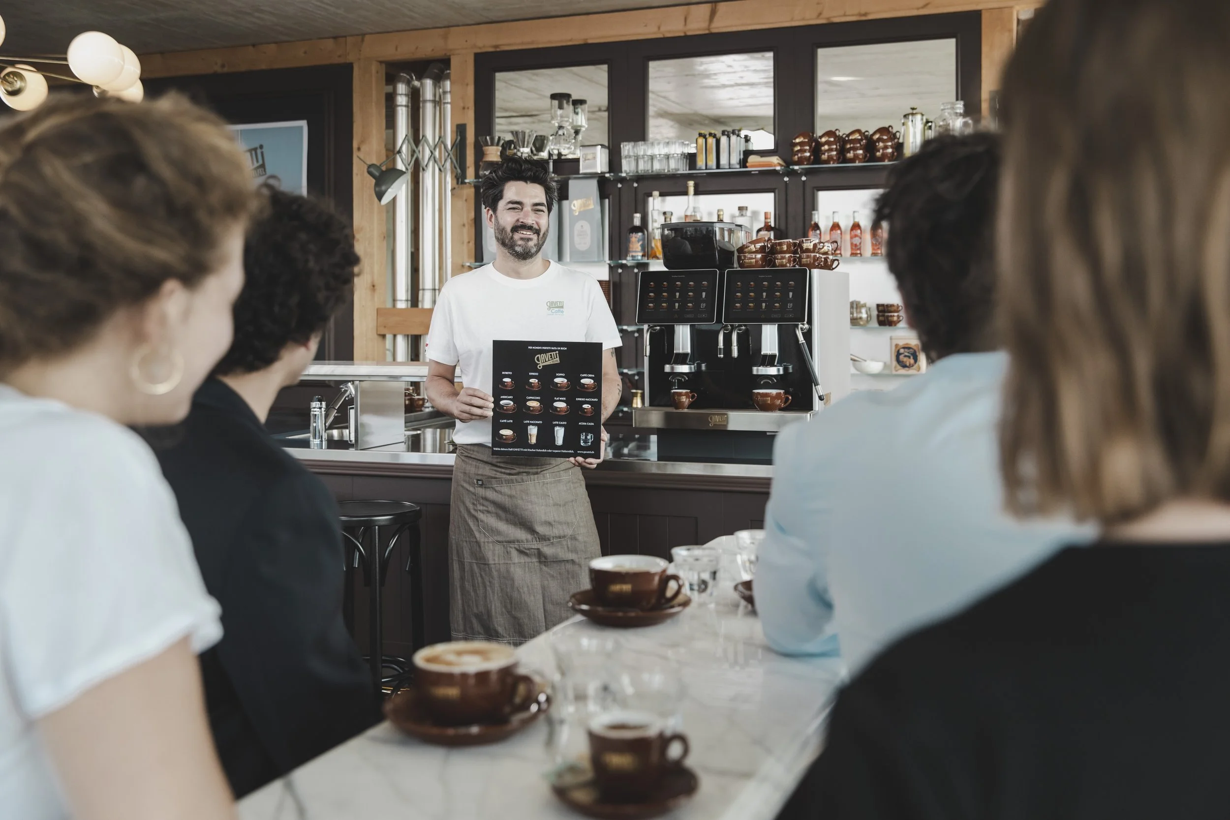 Corporate coffee service in Switzerland with professional baristas for office coffee catering