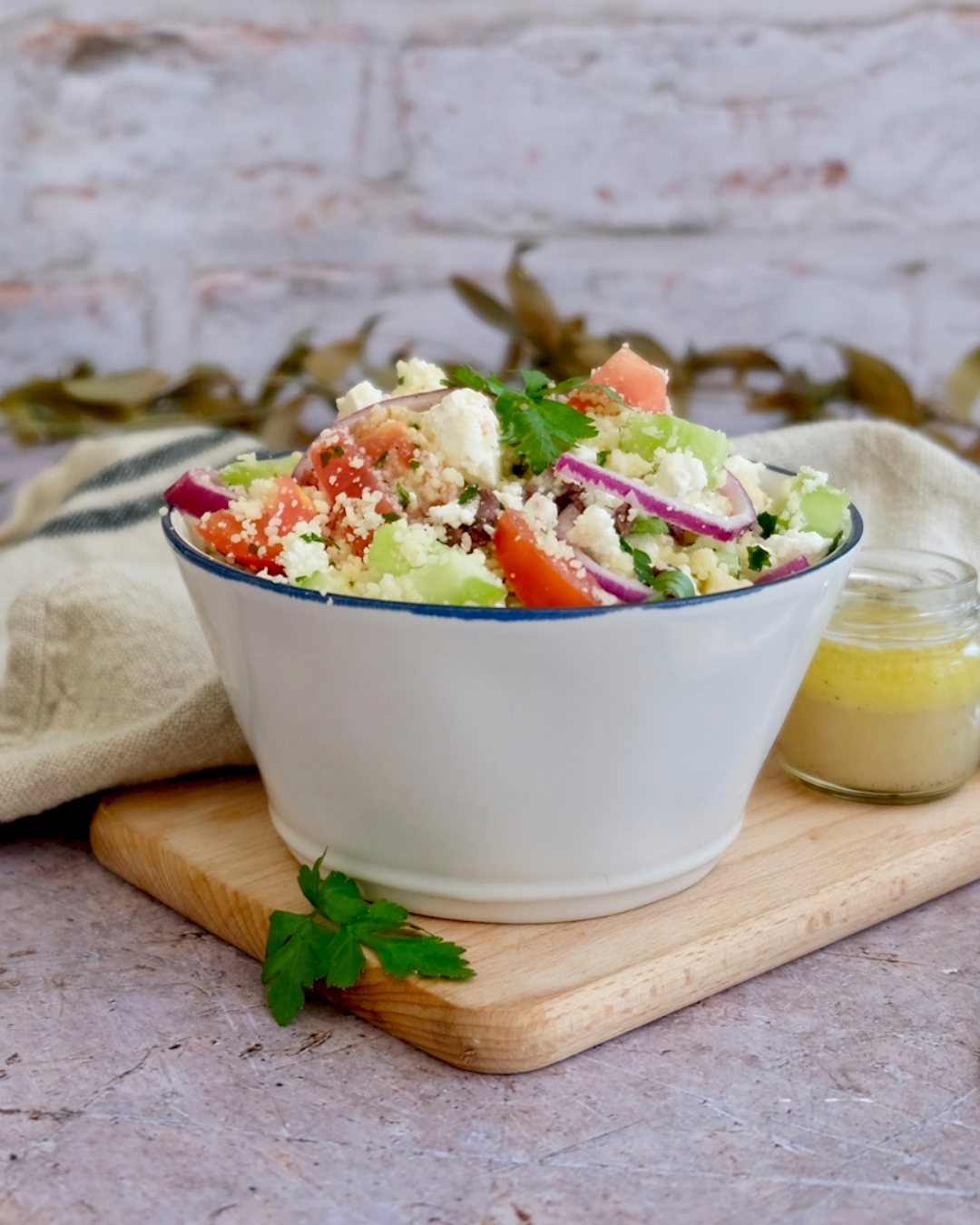 Griechischer Couscous Salat