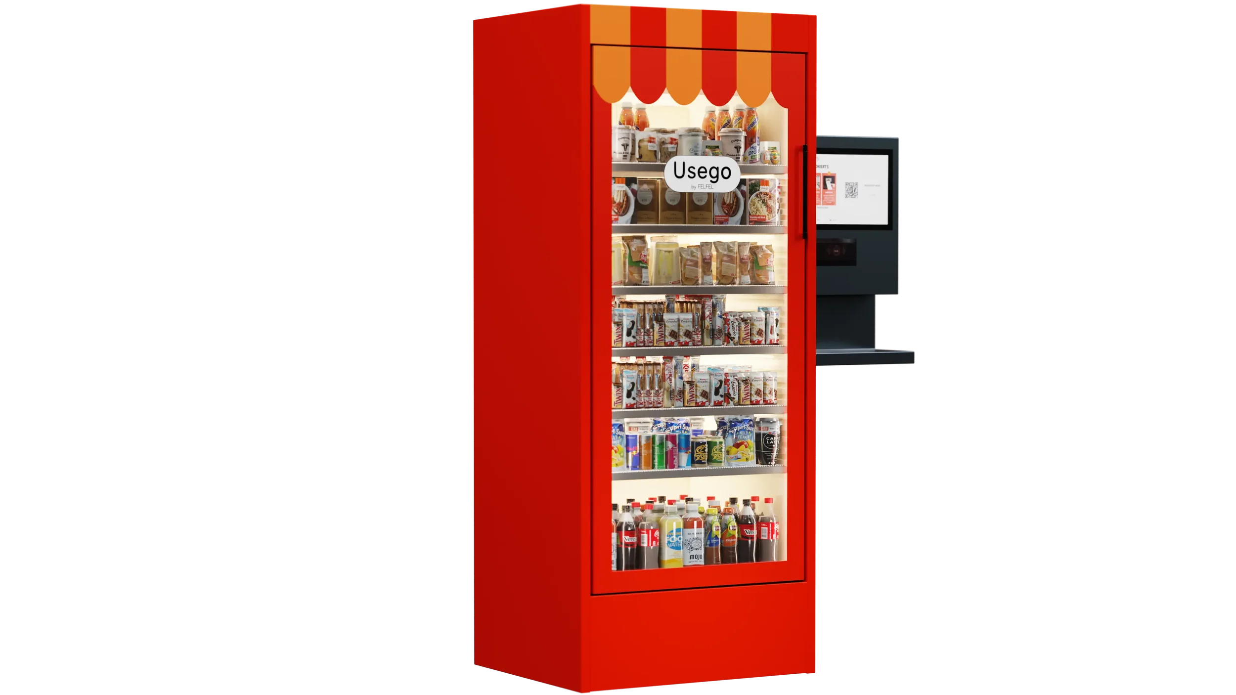 Réfrigérateur intelligent pour une alimentation saine au bureau 24 heures sur 24