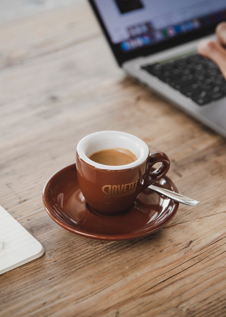 Café italien au bureau