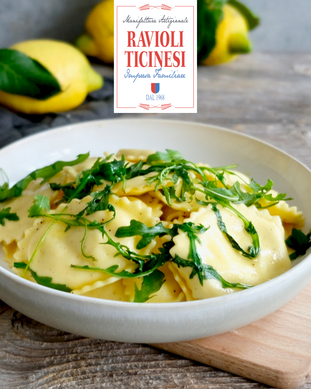 Ravioli al Limone e Mascarpone