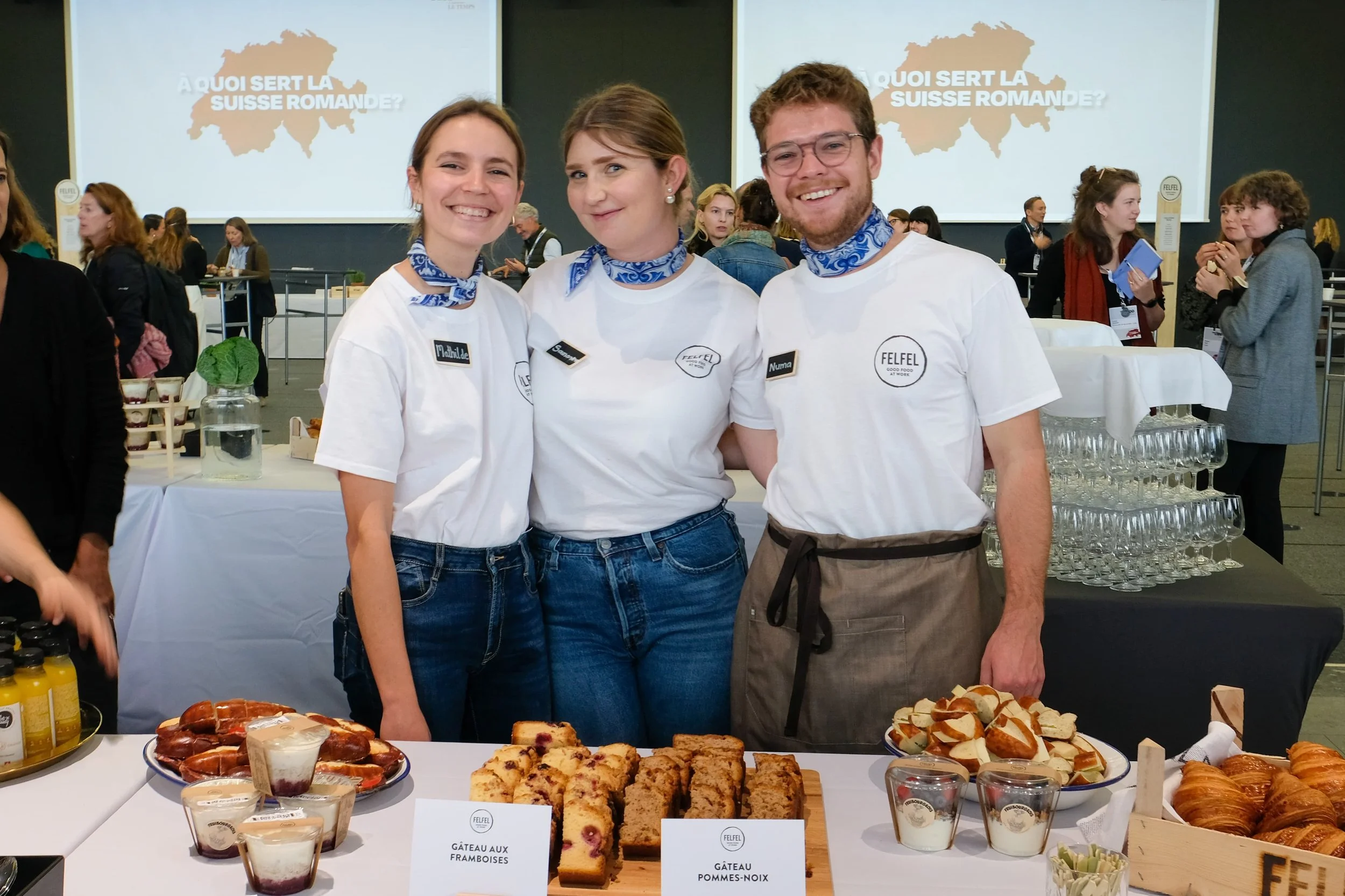 FELFEL Team präsentiert Catering und Verpflegungslösungen an einem Event
