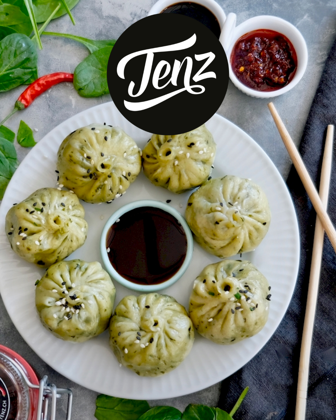 Spinach Ricotta Momos